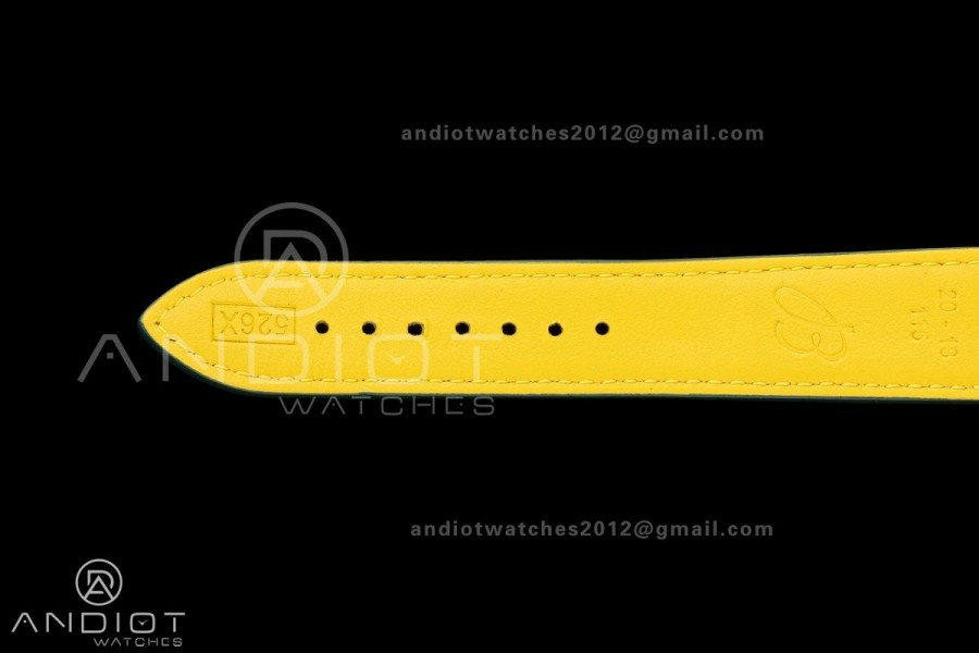 Top Time B31 BLF 1:1 Best Edition Green Dial Orange Hand on Green Leather Strap AB31