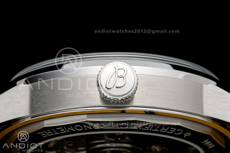 Top Time B31 BLF 1:1 Best Edition Green Dial Orange Hand on Green Leather Strap AB31