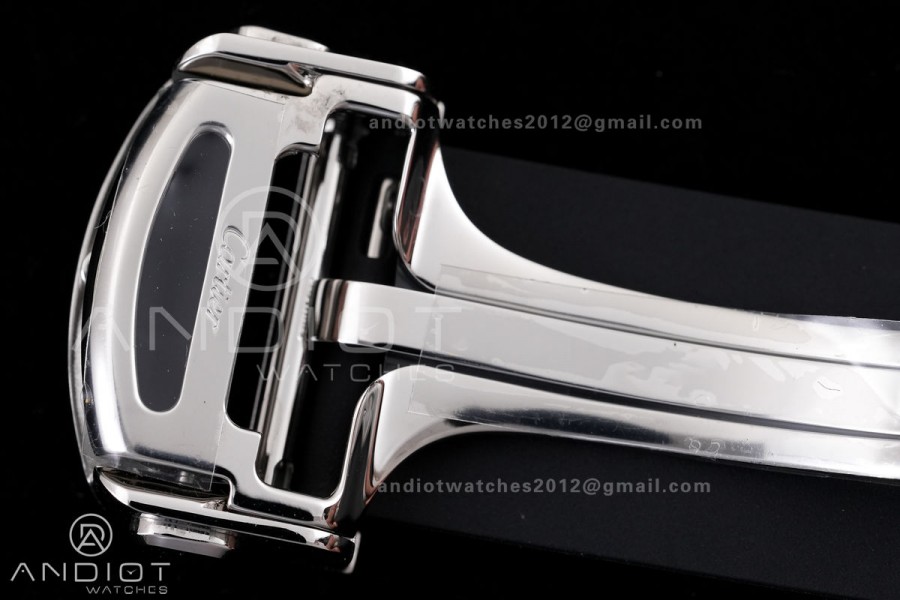 Santos de Cartier 40mm 2018 GF 1:1 Best Edition White Dial on on Rubber Strap MIYOTA 9019