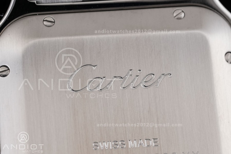 Santos de Cartier 40mm 2018 GF 1:1 Best Edition White Dial on SS SmartLinks Bracelet MIYOTA 9019 (Free Leather)