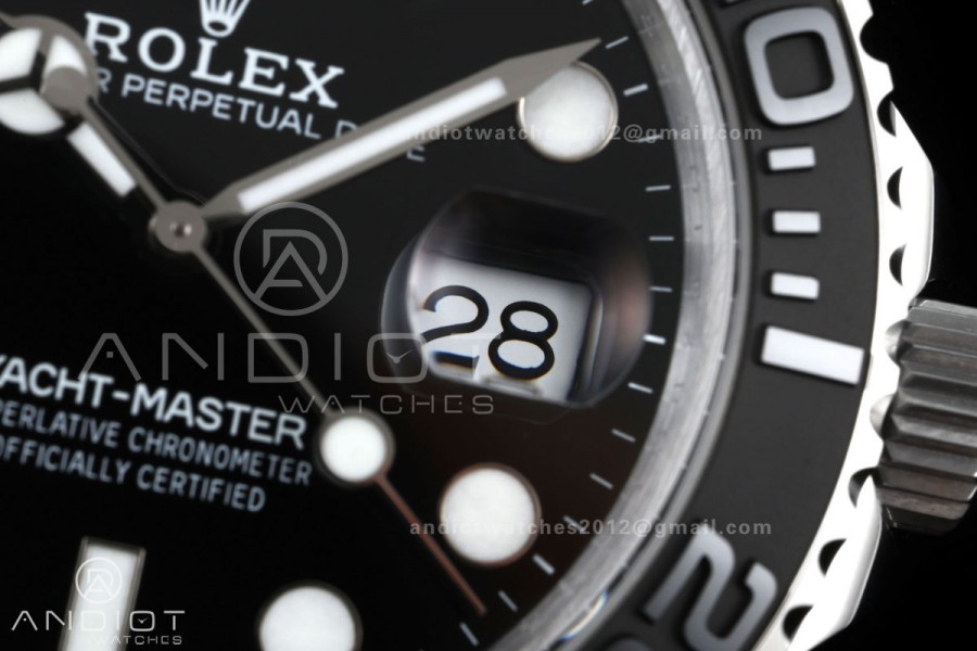 Yacht-Master 42mm 226659 GMF 1:1 Best Edition Black Dial on Oysterflex Strap JH3235 (Free Sprung)