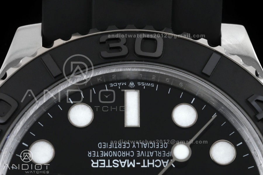 Yacht-Master 42mm 226659 GMF 1:1 Best Edition Black Dial on Oysterflex Strap JH3235 (Free Sprung)