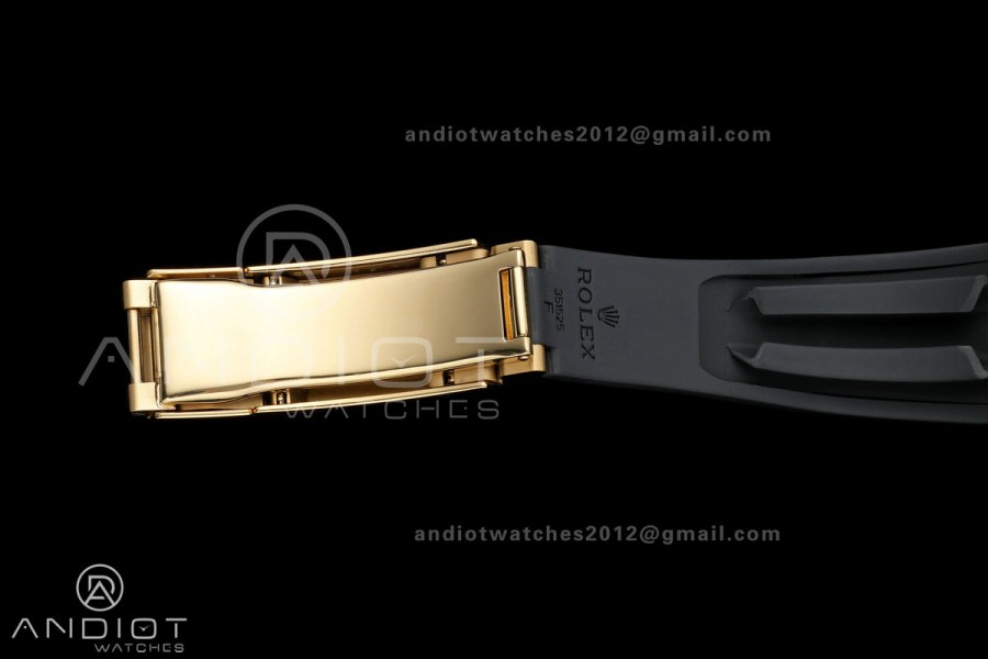 Yacht-Master 42mm YG 226658 GMF 1:1 Best Edition Black Dial on Oysterflex Strap JH3235 (Free Sprung)