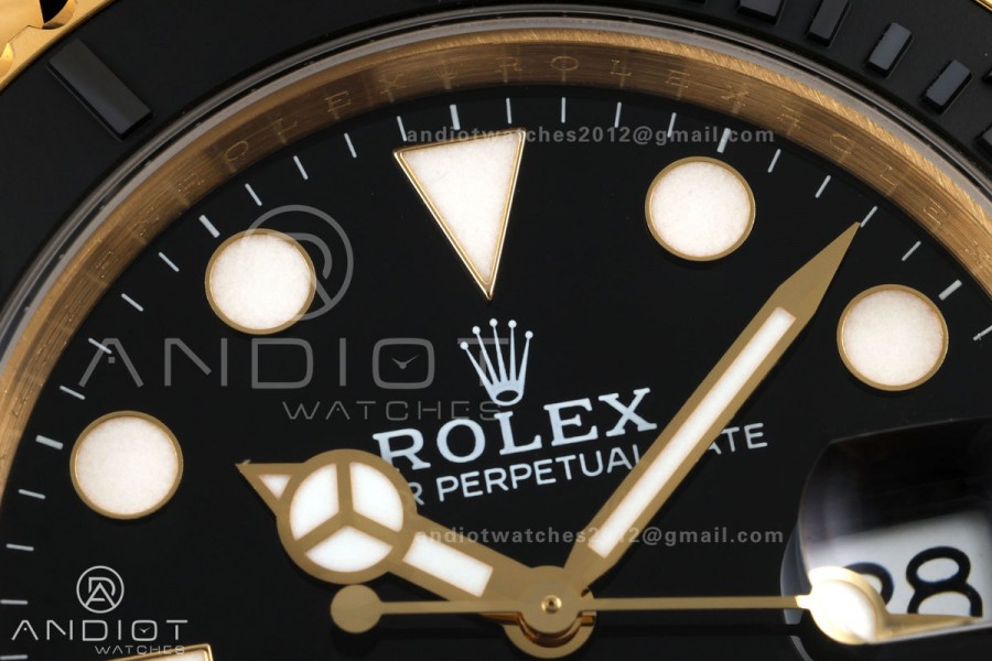 Yacht-Master 42mm YG 226658 GMF 1:1 Best Edition Black Dial on Oysterflex Strap JH3235 (Free Sprung)