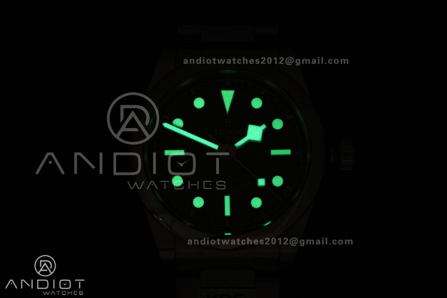 Black Bay 36 KRF 1:1 Best Edition Black Dial on SS Bracelet A2824 V4