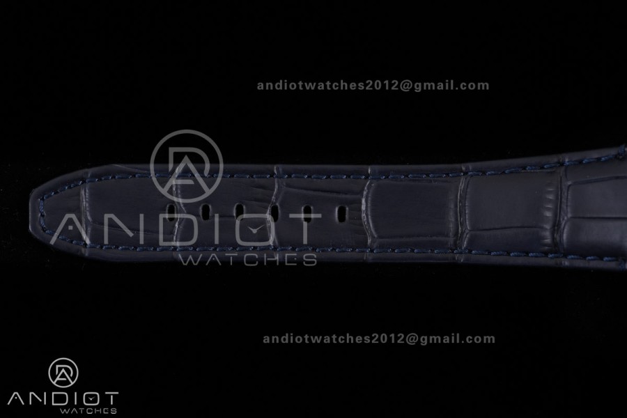 Code 11.59 Chrono 26393 RG APSF 1:1 Best Edition Blue/Black Dial on Blue Leather Strap SA4401 Super Clone