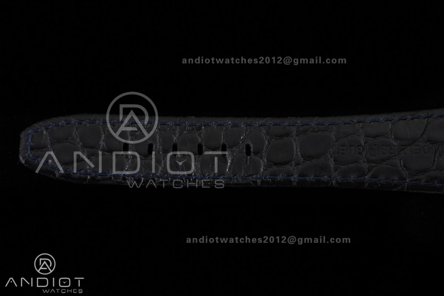 Code 11.59 Chrono 26393 RG APSF 1:1 Best Edition Blue/Black Dial on Blue Leather Strap SA4401 Super Clone