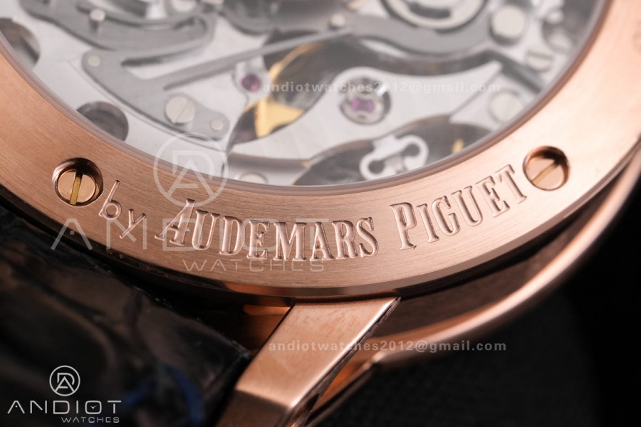 Code 11.59 Chrono 26393 RG APSF 1:1 Best Edition Blue Dial on Blue Leather Strap SA4401 Super Clone