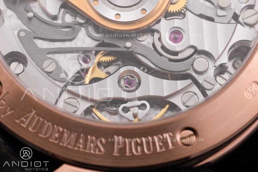 Code 11.59 Chrono 26393 RG APSF 1:1 Best Edition Blue Dial on Blue Leather Strap SA4401 Super Clone