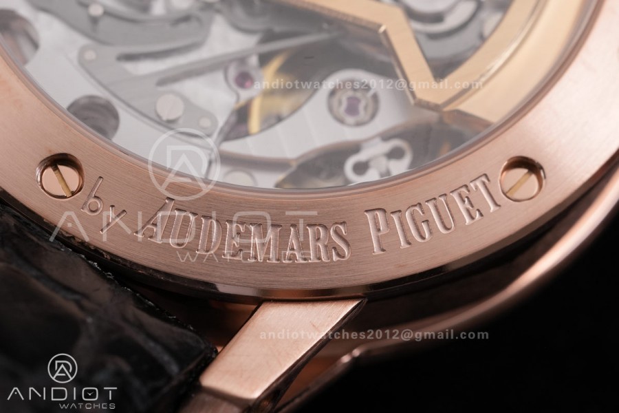 Code 11.59 Chrono 26393 RG APSF 1:1 Best Edition Black Dial on Black Leather Strap SA4401 Super Clone