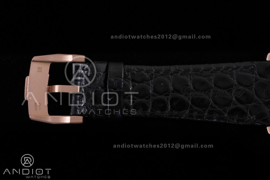 Code 11.59 Chrono 26393 RG APSF 1:1 Best Edition Black Dial on Black Leather Strap SA4401 Super Clone