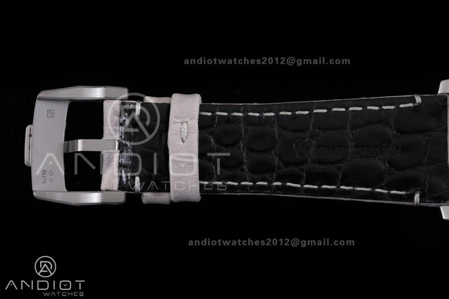 Code 11.59 Chrono 26393 SS APSF 1:1 Best Edition Silver Dial on Gray Leather Strap SA4401 Super Clone