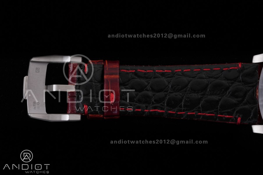 Code 11.59 Chrono 26393 SS APSF 1:1 Best Edition Red/Black Dial on Red Leather Strap SA4401 Super Clone