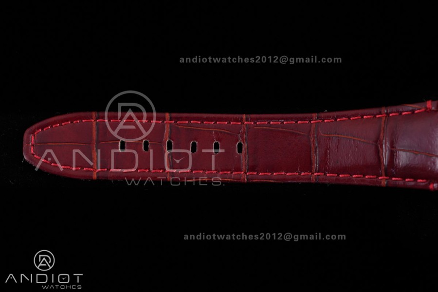 Code 11.59 Chrono 26393 SS APSF 1:1 Best Edition Red/Black Dial on Red Leather Strap SA4401 Super Clone