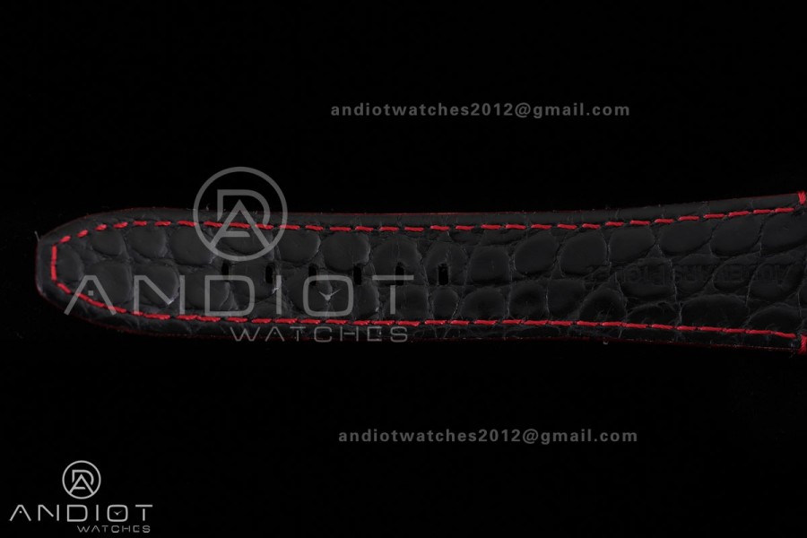 Code 11.59 Chrono 26393 SS APSF 1:1 Best Edition Red/Black Dial on Red Leather Strap SA4401 Super Clone