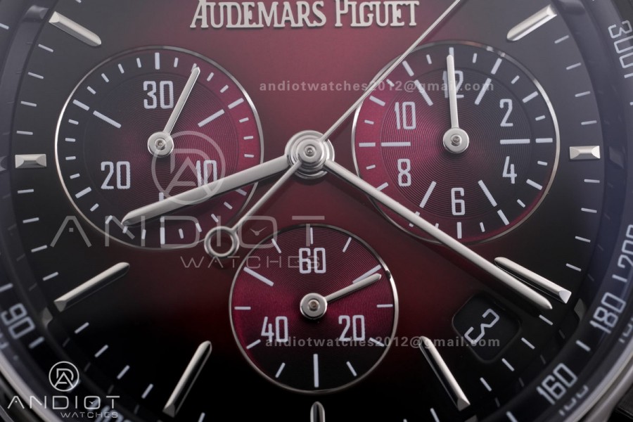 Code 11.59 Chrono 26393 SS APSF 1:1 Best Edition Red/Black Dial on Red Leather Strap SA4401 Super Clone