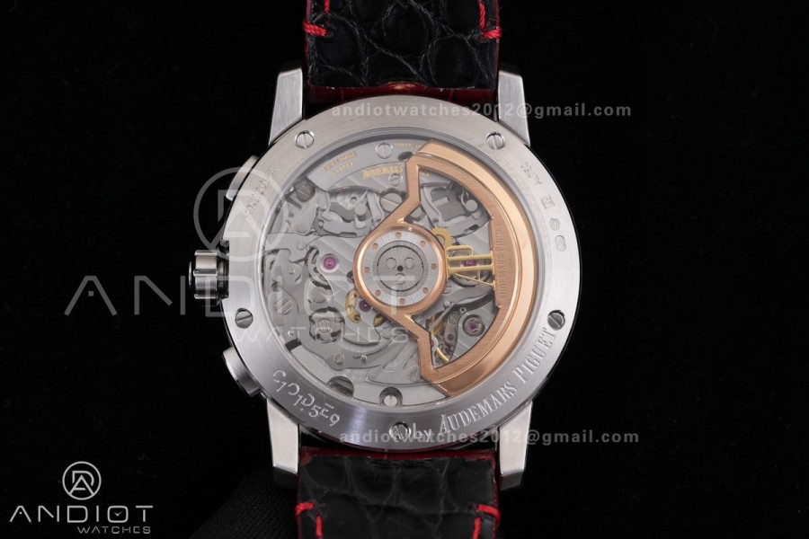 Code 11.59 Chrono 26393 SS APSF 1:1 Best Edition Red/Black Dial on Red Leather Strap SA4401 Super Clone