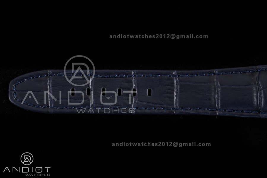 Code 11.59 Chrono 26393 SS APSF 1:1 Best Edition Blue Dial on Blue Leather Strap SA4401 Super Clone