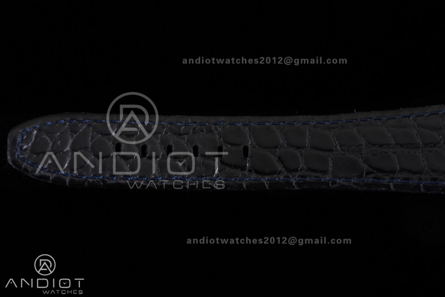 Code 11.59 Chrono 26393 SS APSF 1:1 Best Edition Blue Dial on Blue Leather Strap SA4401 Super Clone