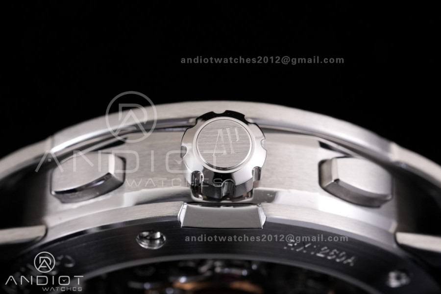 Code 11.59 Chrono 26393 SS APSF 1:1 Best Edition Black Dial on Black Leather Strap SA4401 Super Clone