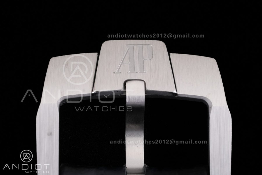 Code 11.59 Chrono 26393 SS APSF 1:1 Best Edition Black Dial on Black Leather Strap SA4401 Super Clone