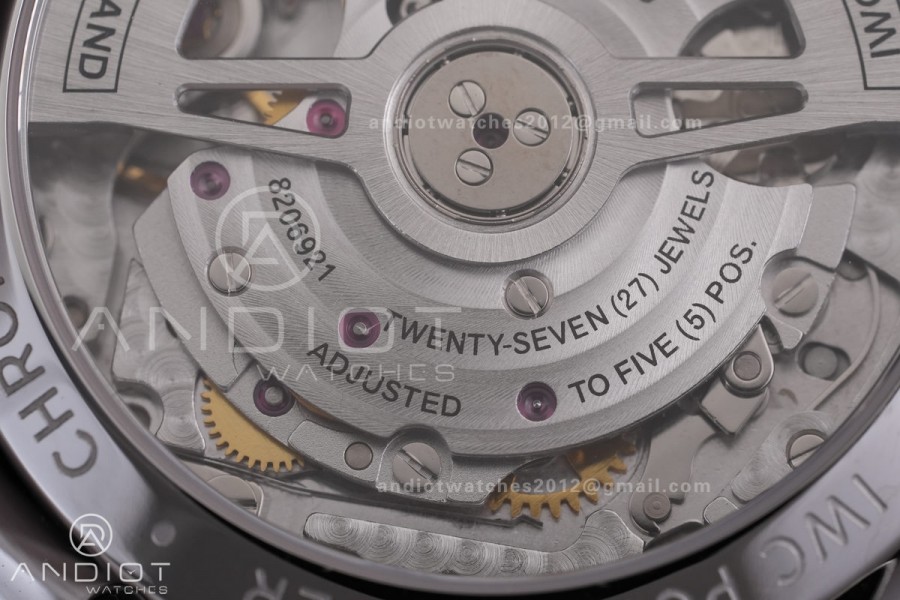 Portugieser Chrono IW371617 APSF 1:1 Best Edtion White/Blue Dial on SS Bracelet DD69355 Super Clone