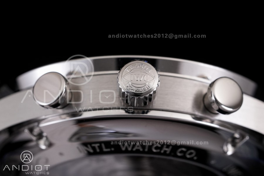 Portugieser Chrono IW3716 APSF 1:1 Best Edtion Green Dial on SS Bracelet DD69355 Super Clone