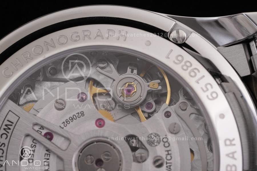 Portugieser Chrono IW3716 APSF 1:1 Best Edtion Blue Dial on SS Bracelet DD69355 Super Clone