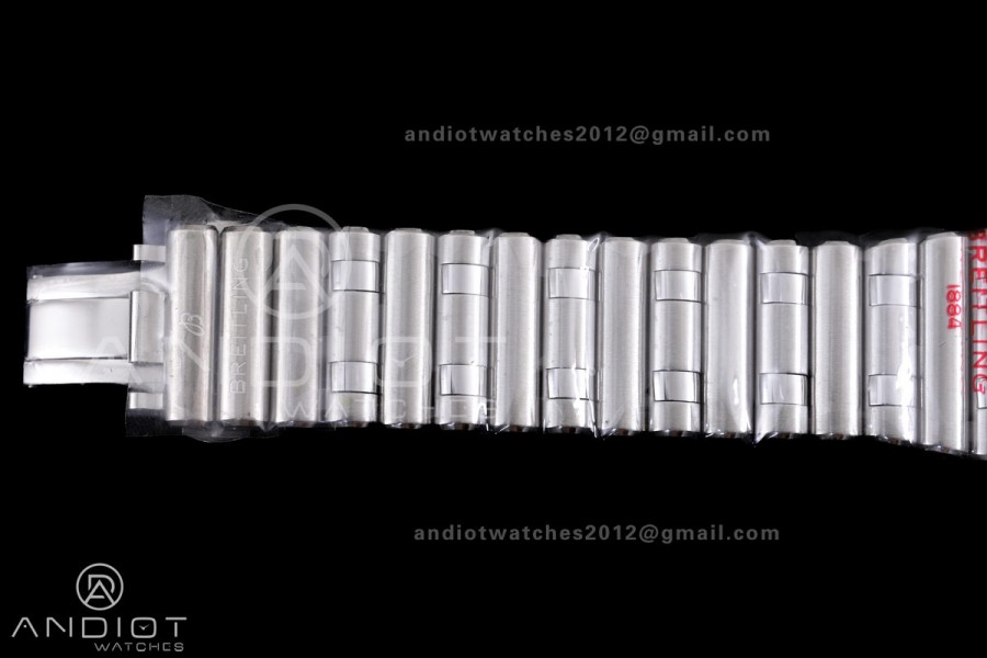 Super Chronomat B01 44 SS BLF 1:1 Best Edition Ice Blue Dial on SS Bracelet A7750