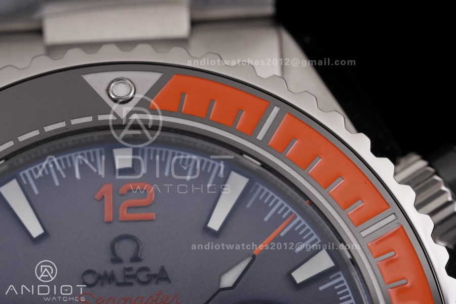 Seamaster 600m Chrono SS 1/4 Orange N1F 1:1 Best Edition Gary Dial on SS Bracelet A9900