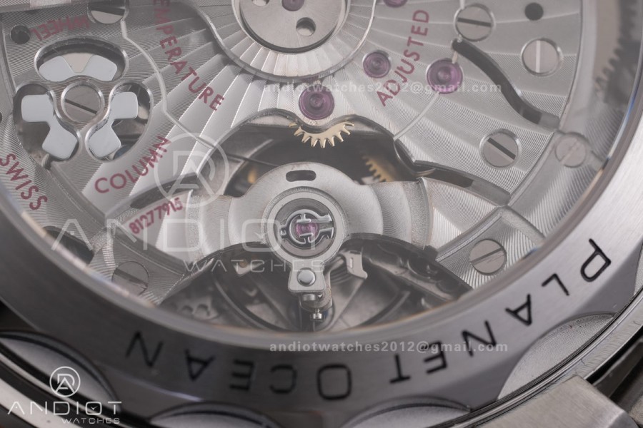 Seamaster 600m Chrono SS 1/4 Orange N1F 1:1 Best Edition Black Dial on SS Bracelet A9900