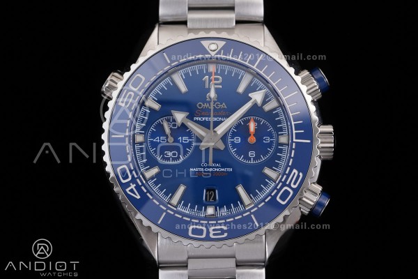 Seamaster 600m Chrono SS N1F 1:1 Best Edition Blue...