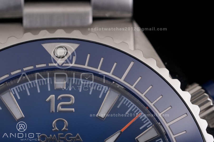 Seamaster 600m Chrono SS N1F 1:1 Best Edition Blue Dial on SS Bracelet A9900