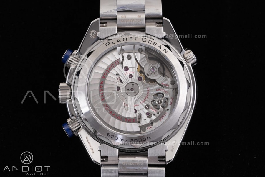 Seamaster 600m Chrono SS N1F 1:1 Best Edition Blue Dial on SS Bracelet A9900