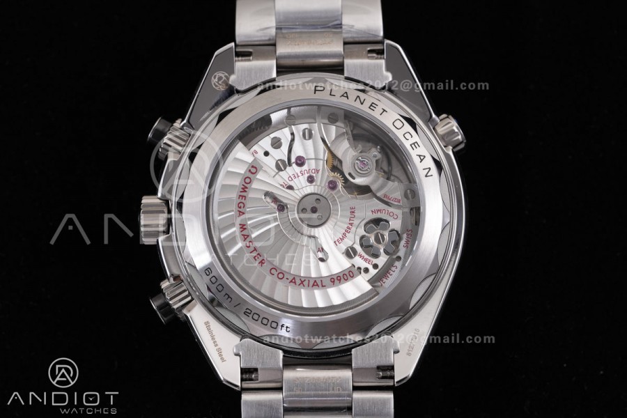 Seamaster 600m Chrono SS N1F 1:1 Best Edition Black Dial on SS Bracelet A9900