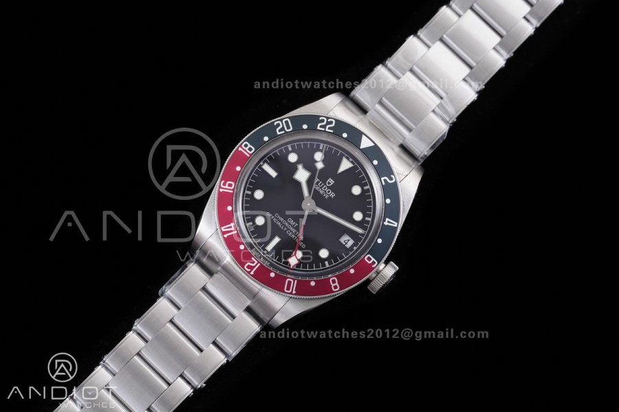 Black Bay GMT Pepsi Blue/Red Bezel ZF 1:1 Best Edition on SS Bracelet A2836