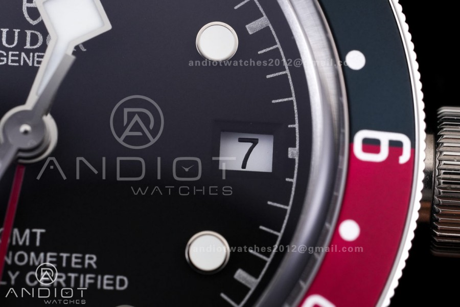 Black Bay GMT Pepsi Blue/Red Bezel ZF 1:1 Best Edition on SS Bracelet A2836