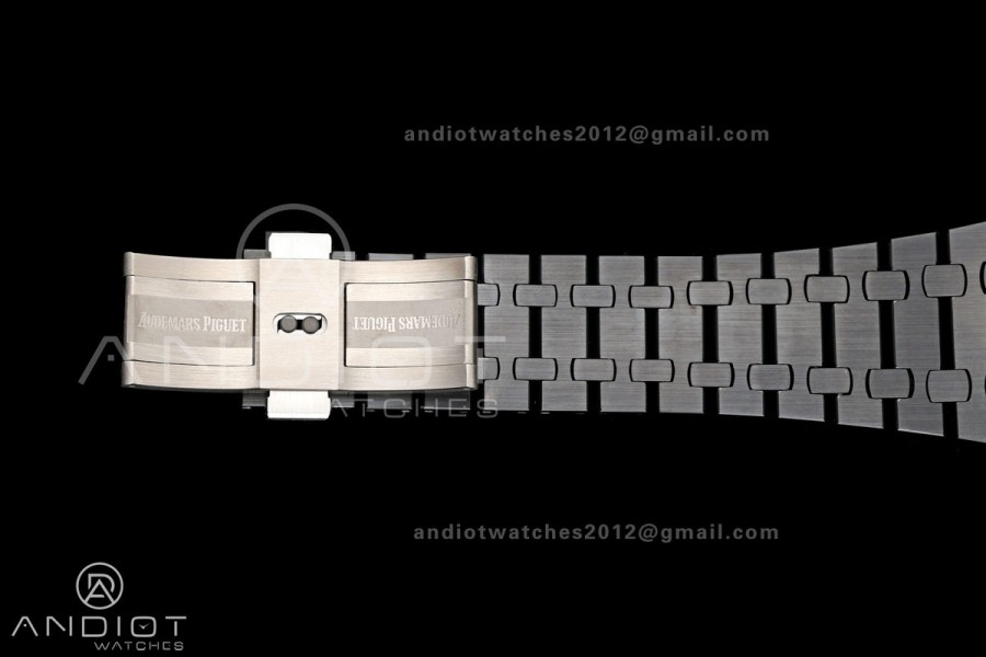 Royal Oak Chrono 26240 Real Ceramic DDF 1:1 Best Edition Blue Dial On Ceramic Bracelet Super Clone DD4401