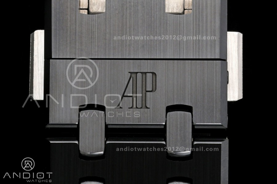 Royal Oak Chrono 26240 Real Ceramic DDF 1:1 Best Edition Blue Dial On Ceramic Bracelet Super Clone DD4401