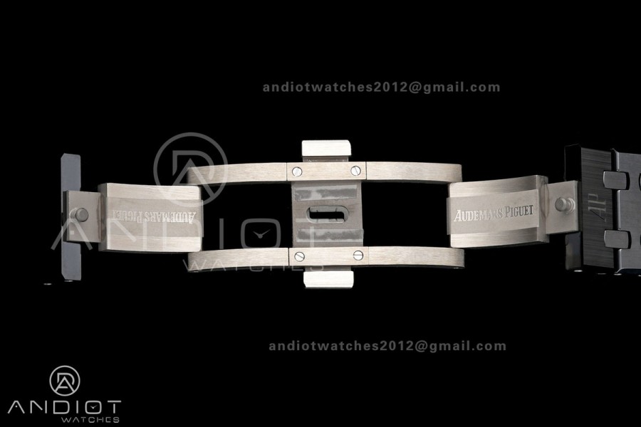 Royal Oak Chrono 26240 Real Ceramic DDF 1:1 Best Edition Blue Dial On Ceramic Bracelet Super Clone DD4401