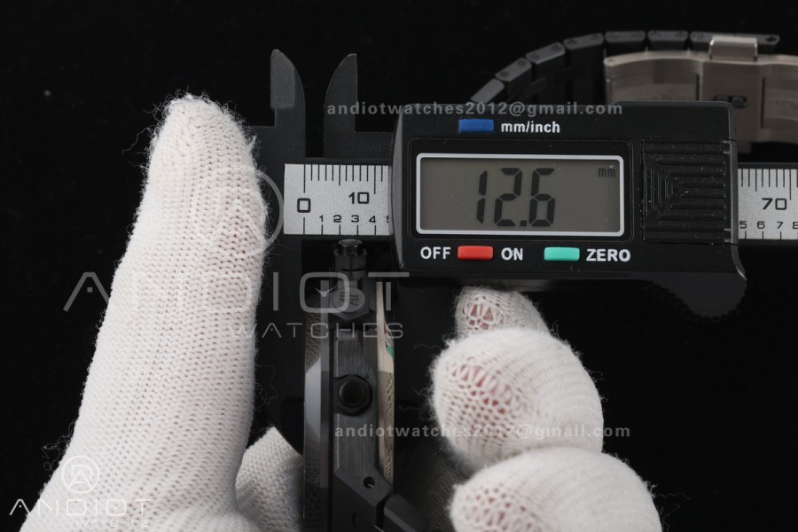 Royal Oak Chrono 26240 Real Ceramic DDF 1:1 Best Edition Blue Dial On Ceramic Bracelet Super Clone DD4401