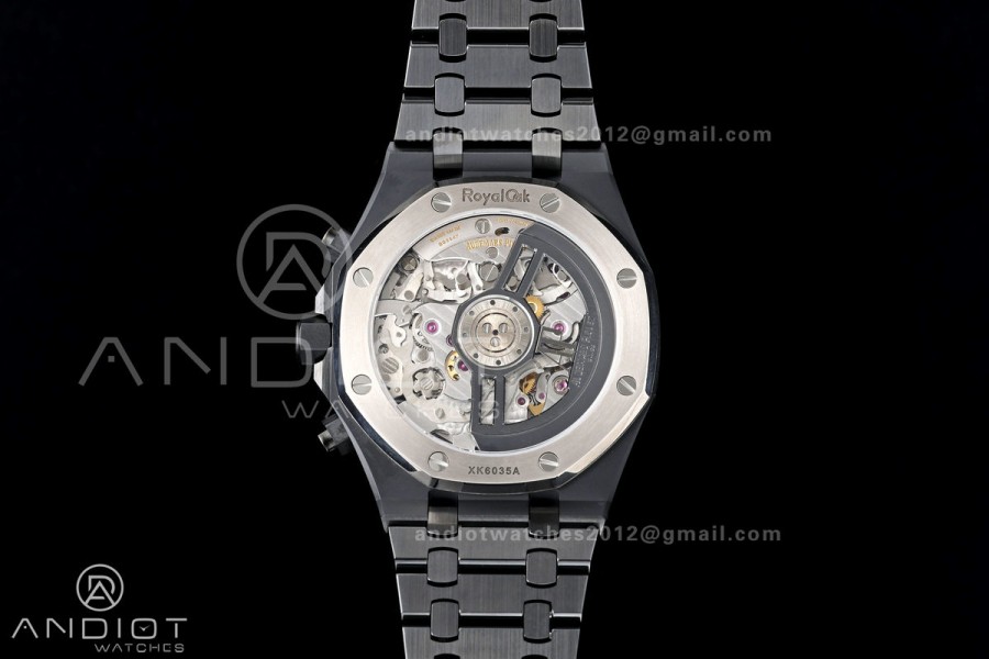 Royal Oak Chrono 26240 Real Ceramic DDF 1:1 Best Edition Blue Dial On Ceramic Bracelet Super Clone DD4401