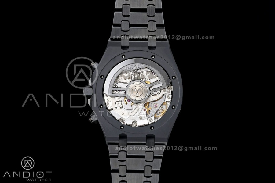 Royal Oak Chrono 26240 Real Ceramic DDF 1:1 Best Edition Blue Dial On Ceramic Bracelet Super Clone DD4401