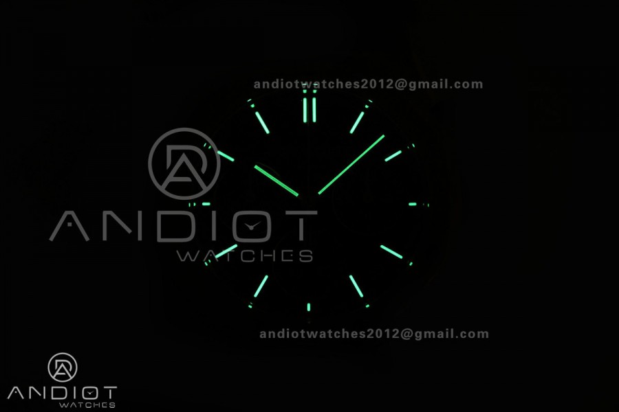 Royal Oak Chrono 26240 RG DDF 1:1 Best Edition Black Dial on RG Bracelet DD4401 Super Clone (50 Anniversary)