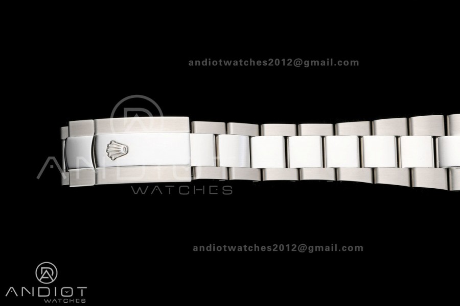 DateJust 41 126334 QF 1:1 Best Edition Blue Stick Dial on Oyster Bracelet JH3235 (Free Sprung)