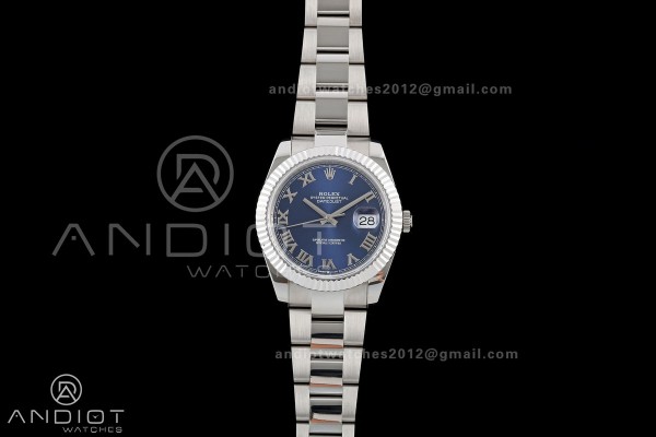 DateJust 41 126334 QF 1:1 Best Edition Blue Roman ...