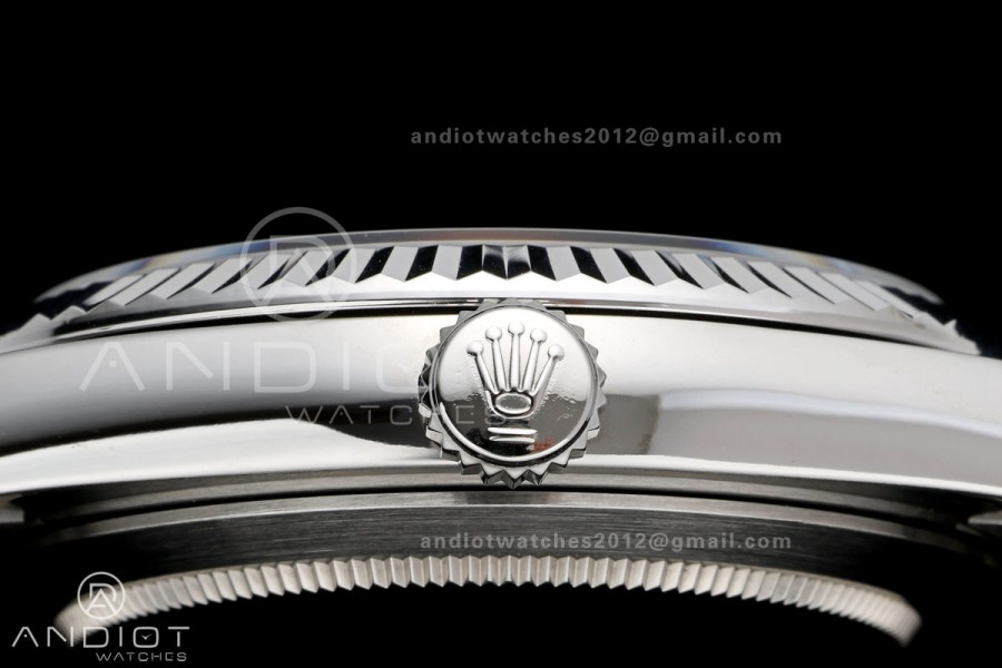 DateJust 41 126334 QF 1:1 Best Edition Blue Diamonds Dial on Oyster Bracelet JH3235 (Free Sprung)