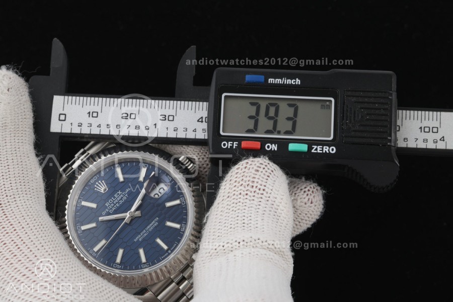 DateJust 41 126334 QF 1:1 Best Edition Black Diamonds Dial on Jubilee Bracelet JH3235 (Free Sprung)