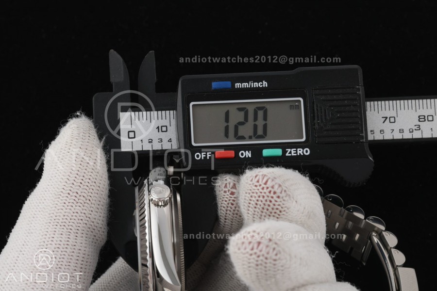 DateJust 41 126334 QF 1:1 Best Edition Black Diamonds Dial on Jubilee Bracelet JH3235 (Free Sprung)