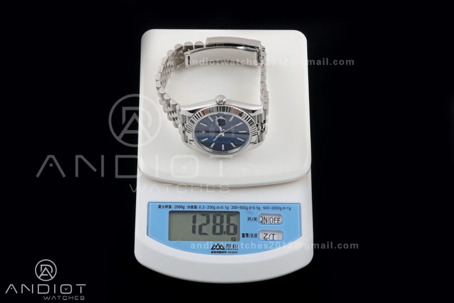 DateJust 41 126334 QF 1:1 Best Edition Black Diamonds Dial on Jubilee Bracelet JH3235 (Free Sprung)